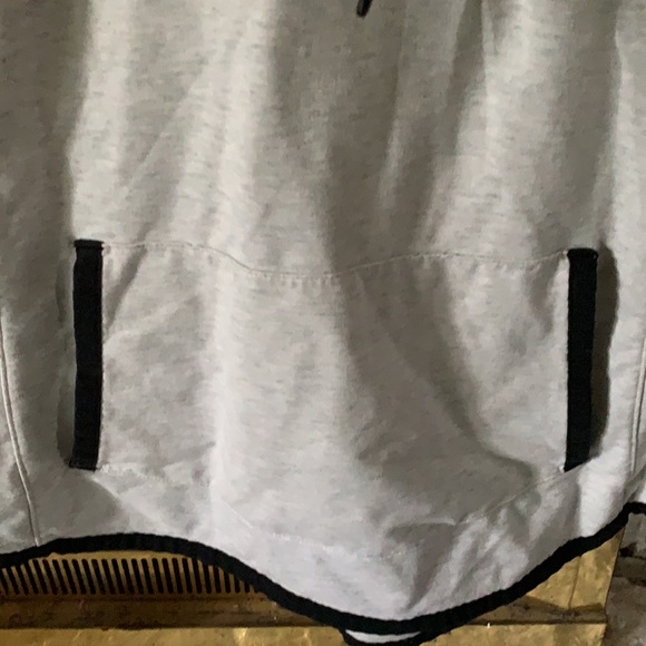 Athleta Light Gray Hooded Sweatshirt M - Picture 2 of 4